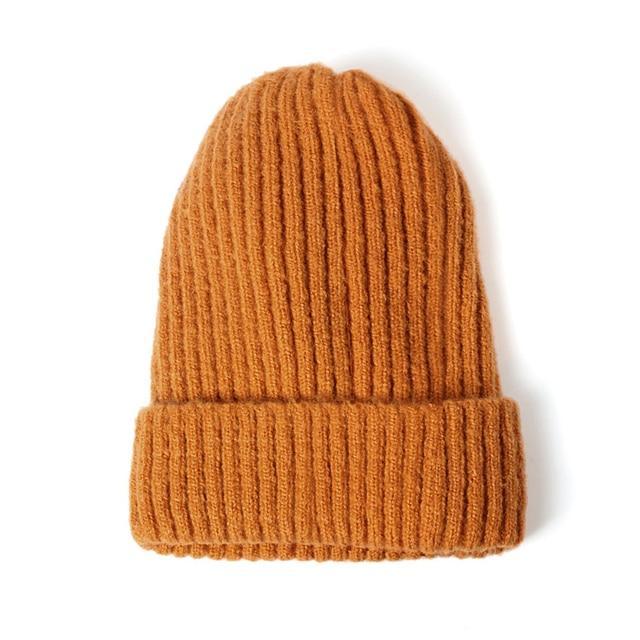 2020 New Womens Beanie Hat warm Autumn Women Wool Knit Beanie Hat Cuff Beanie Watch Cap for Girls Spring Skull Hats for Female