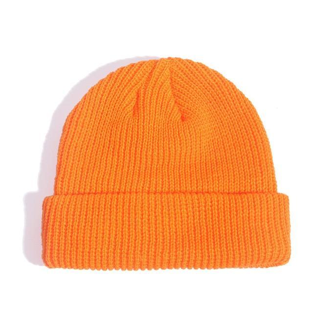 Fashion Hip Hop Beanie Knitted Hat Men Skullcap Women Winter Warm Brimless Baggy Melon Cap Cuff Docker Fisherman Beanies Hats