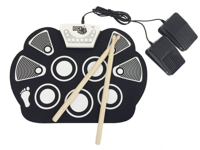 Flexible Roll-Up Drum Kit