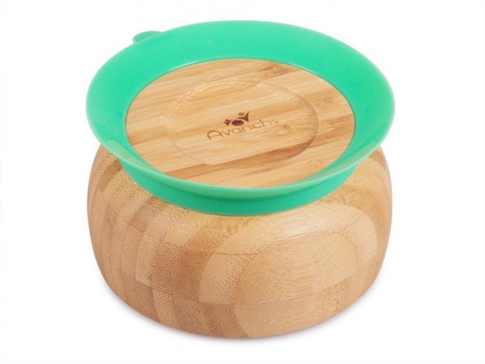 Bamboo Suction Baby Bowl & Spoon