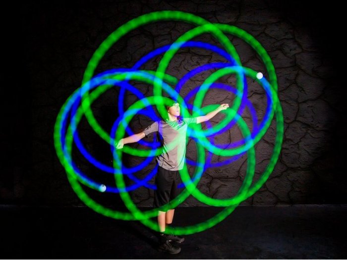 Rechargeable LED Poi Balls