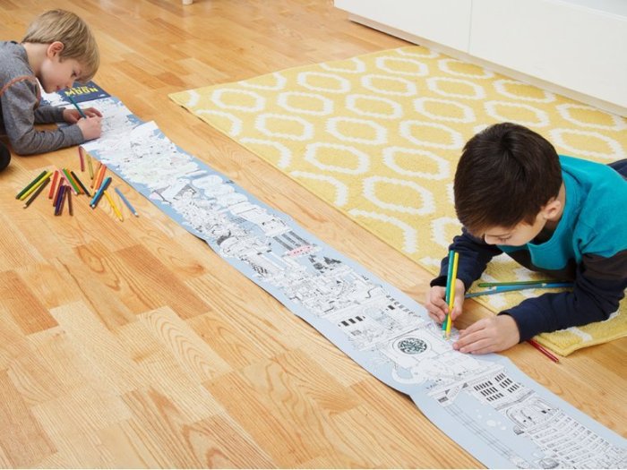 15 ft Fold-Out Coloring Book
