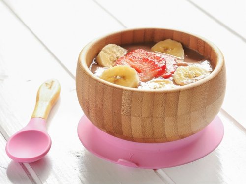 Bamboo Suction Baby Bowl & Spoon