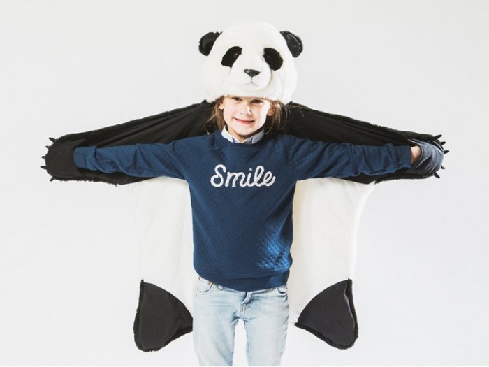 Plush Hooded Animal Cape