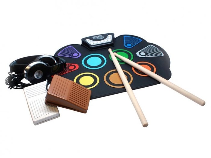Flexible Roll-Up Drum Kit