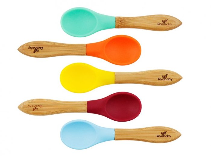Bamboo Baby Spoons - 5 Pack