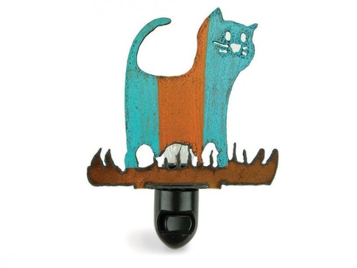 Reclaimed Metal Animal Night Light