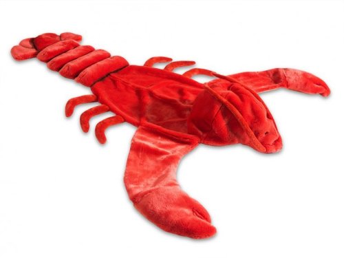 Plush Hooded Animal Cape - Lobster