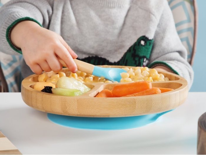 Bamboo Suction Toddler Plate & Spoon