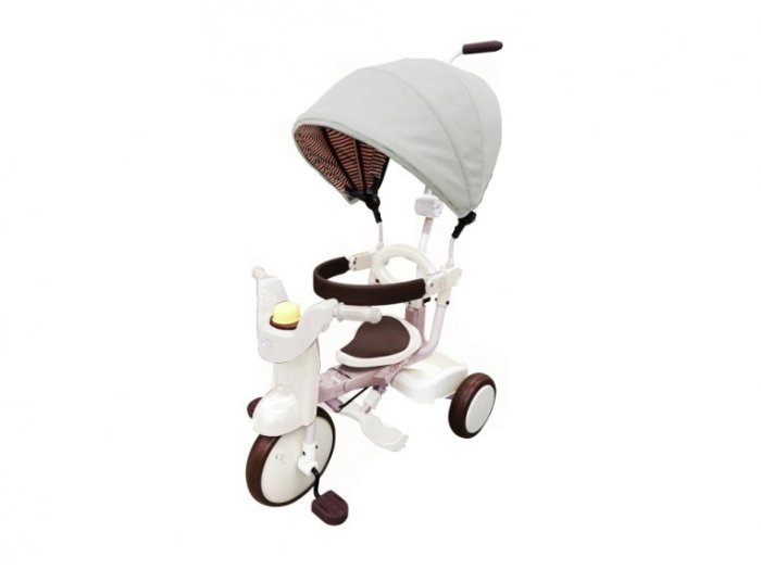 3-in-1 Folding Tricycle with Canopy