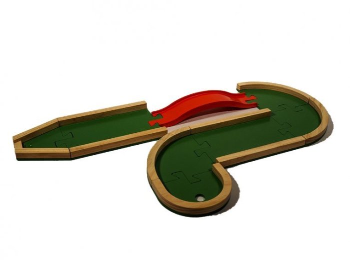 Wooden Mini Golf Board Game