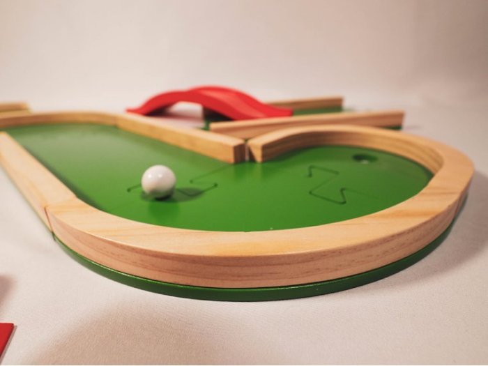 Wooden Mini Golf Board Game