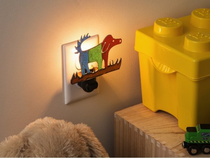 Reclaimed Metal Animal Night Light