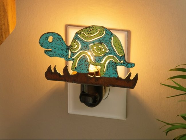 Reclaimed Metal Animal Night Light