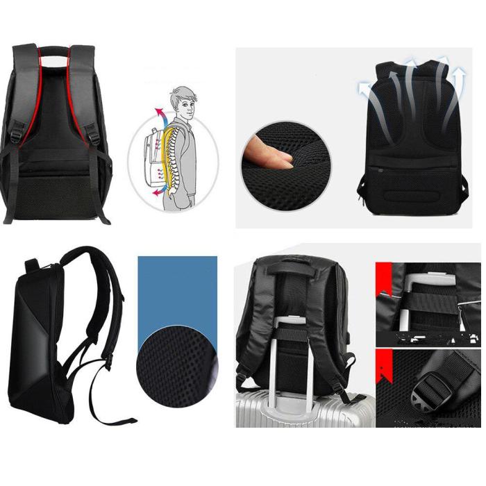 smart LED screen display backpack waterproof creative billboard DIY school bags