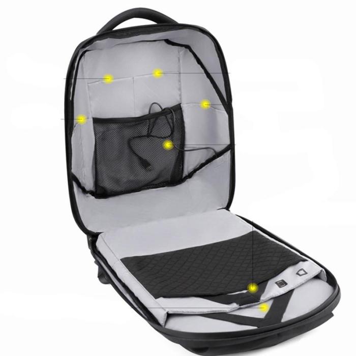 smart LED screen display backpack waterproof creative billboard DIY school bags