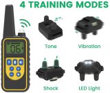 dog training collar,dog shock collar with 2600ft remote,waterproof rechargeable dog collar with vibration