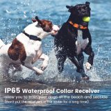 dog training collar,dog shock collar with 2600ft remote,waterproof rechargeable dog collar with vibration