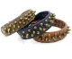 anti-bite spiked studded dog collar personalized adjustable rivet leather dog collar for puppy small and large dogs