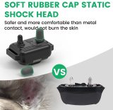 dog training collar,dog shock collar with 2600ft remote,waterproof rechargeable dog collar with vibration