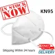 KN95 Mouth Masks 4-Layer PM2.5 N95 Respirator Face Dust Masks Medical Reusable Nonwoven Mouth Mask