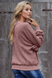 Pink Terry Thread Cashmere Sweatshirt