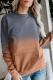7Orange Ombre Kangroo Pocket Pullover Sweatshirt