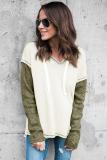 Green Clear As Day Contrast Sweathshirt