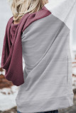 Gray Contrast Hoodie