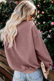 Pink Terry Thread Cashmere Sweatshirt
