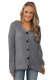 Gray Sweet Dream Thermal Knit Hoodie Outwear