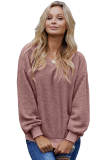 Pink Terry Thread Cashmere Sweatshirt