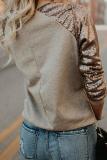 Apricot Gotta Have It Sequin Knit Top