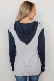 Multicolor Half-zip Quilted Ampersand Hoodie