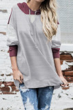 Gray Contrast Hoodie