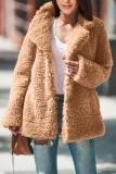 img Brown Iconic Pocketed Sherpa Jacket