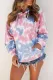 Multicolor Tie-dye Hooded Sweatshirt