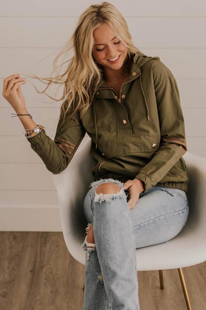 Green Morris Hooded Jacket