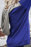 Blue Contrast Hoodie