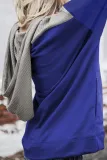 Blue Contrast Hoodie