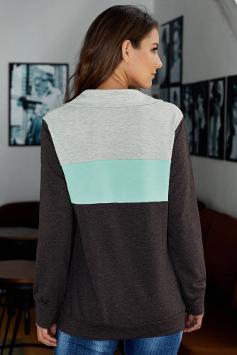Green On the Go Quarter Zip Pullover