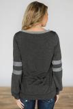 Gray Addicted To You Long Sleeve Sweatshirt