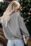 Gray Terry Thread Cashmere Sweathshirt