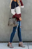 Red Miller Colorblock Cozy Thermal Top