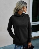 Autumn Plain Hoodie Sweat Shirt