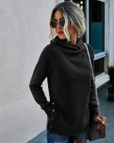 Autumn Plain Hoodie Sweat Shirt