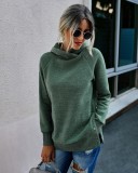 Autumn Plain Hoodie Sweat Shirt