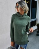 Autumn Plain Hoodie Sweat Shirt