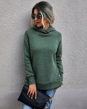 Autumn Plain Hoodie Sweat Shirt