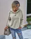 Autumn Plush Plain Hoodie Sweat Top